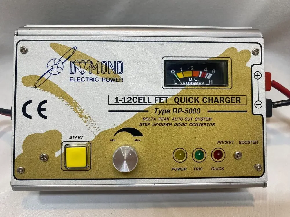 1-12CELL FET QUICK CHARGER Type RP-5000 Long Cord Connectors